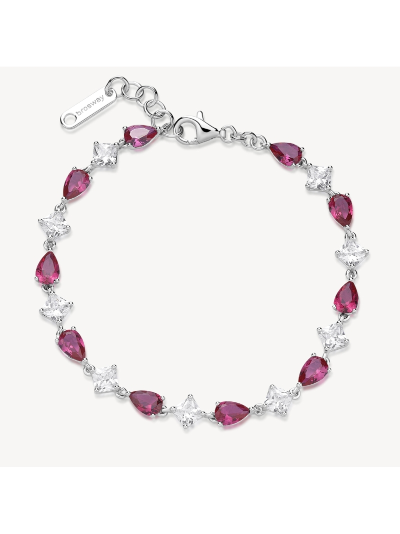 Acquista ora bracciale alternato goccia e quadrato su elefantebianco.jewelry