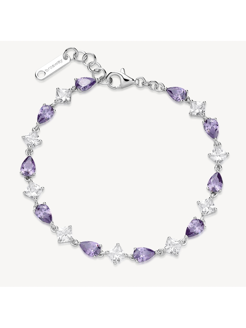 Acquista ora bracciale alternato goccia e quadrato su elefantebianco.jewelry