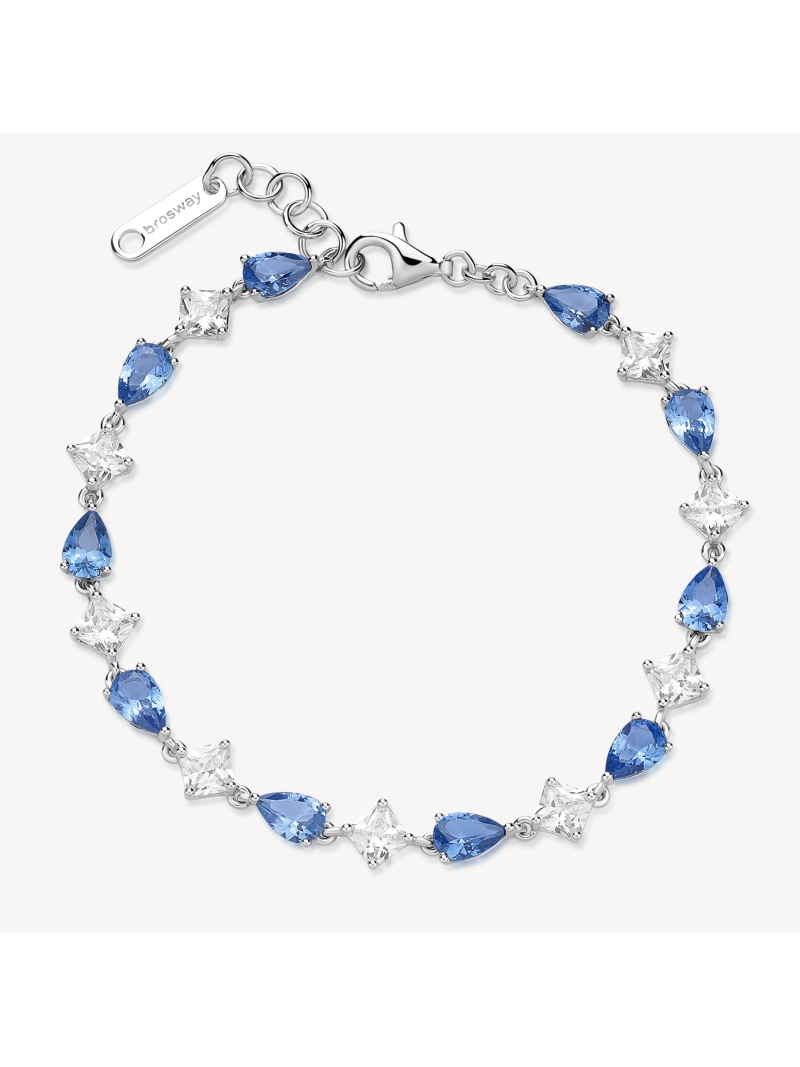 Acquista ora bracciale alternato goccia e quadrato su elefantebianco.jewelry