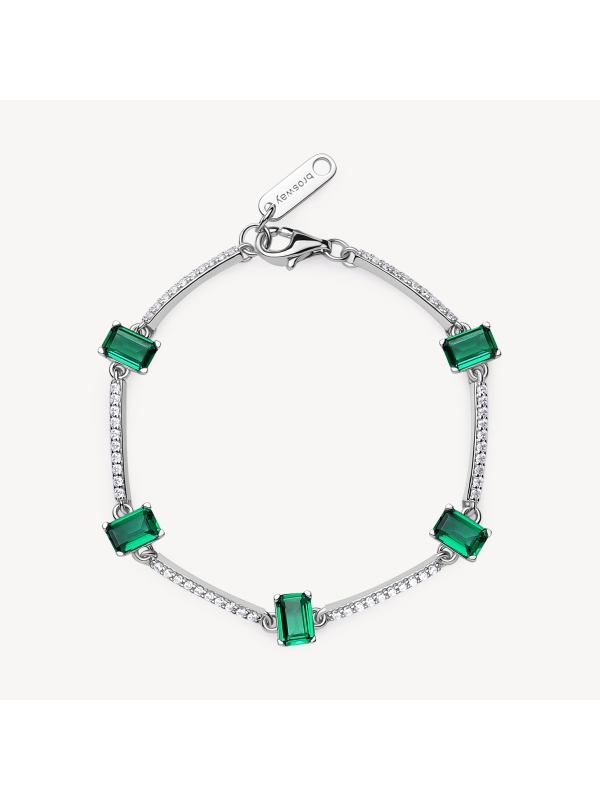 Acquista ora bracciale baguette e fascia di zirconi su elefantebianco.jewelry