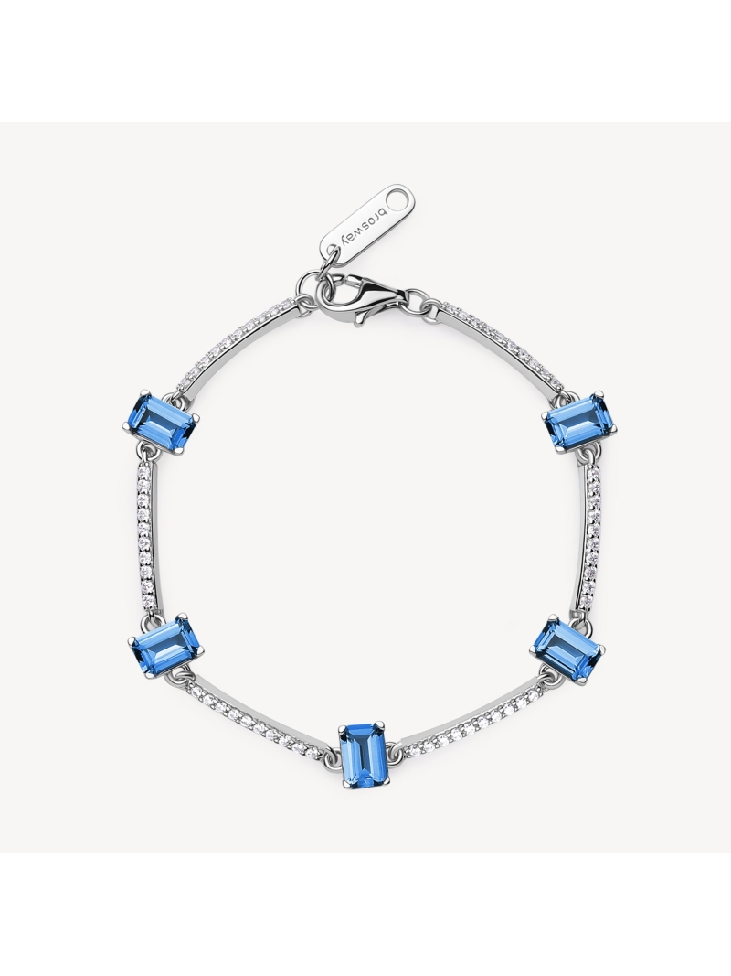 Acquista ora bracciale baguette e fascia di zirconi su elefantebianco.jewelry