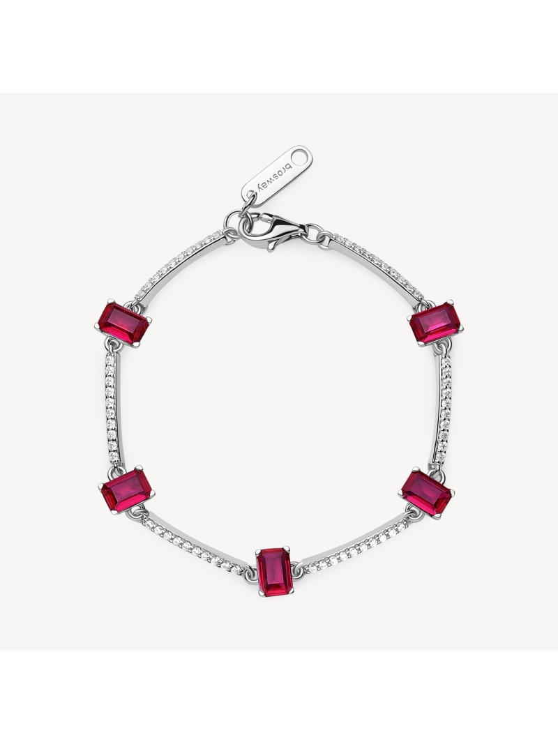 Acquista ora bracciale baguette e fascia di zirconi su elefantebianco.jewelry