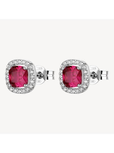 Acquista ora orecchini quadrato zirconato su elefantebianco.jewelry