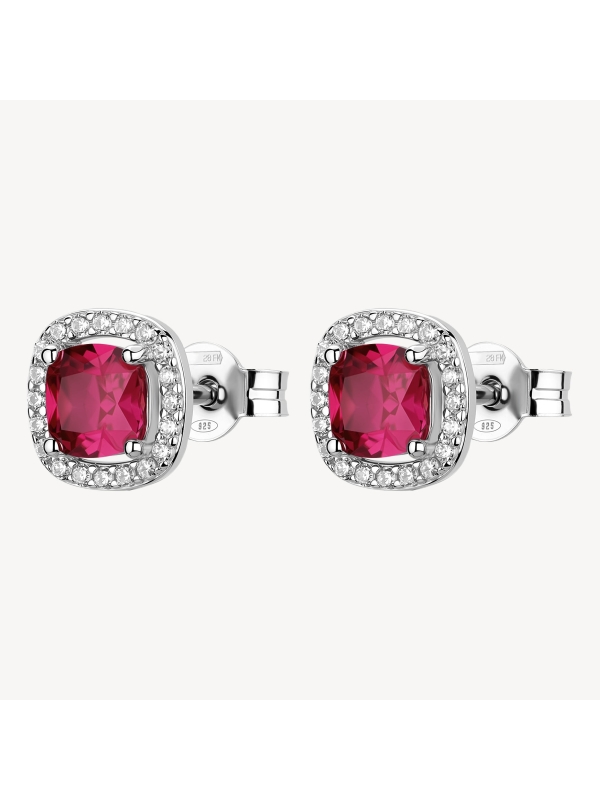 Acquista ora orecchini quadrato zirconato su elefantebianco.jewelry