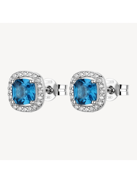 Acquista ora orecchini quadrato zirconato su elefantebianco.jewelry 2