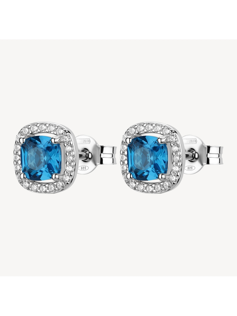Acquista ora orecchini quadrato zirconato su elefantebianco.jewelry