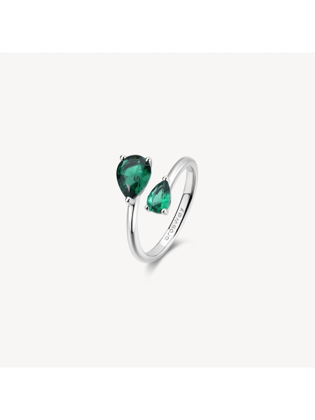 Acquista ora anello due gocce su elefantebianco.jewelry