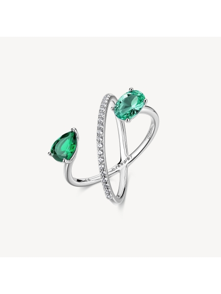 Acquista ora anello incrocio di luce su elefantebianco.jewelry