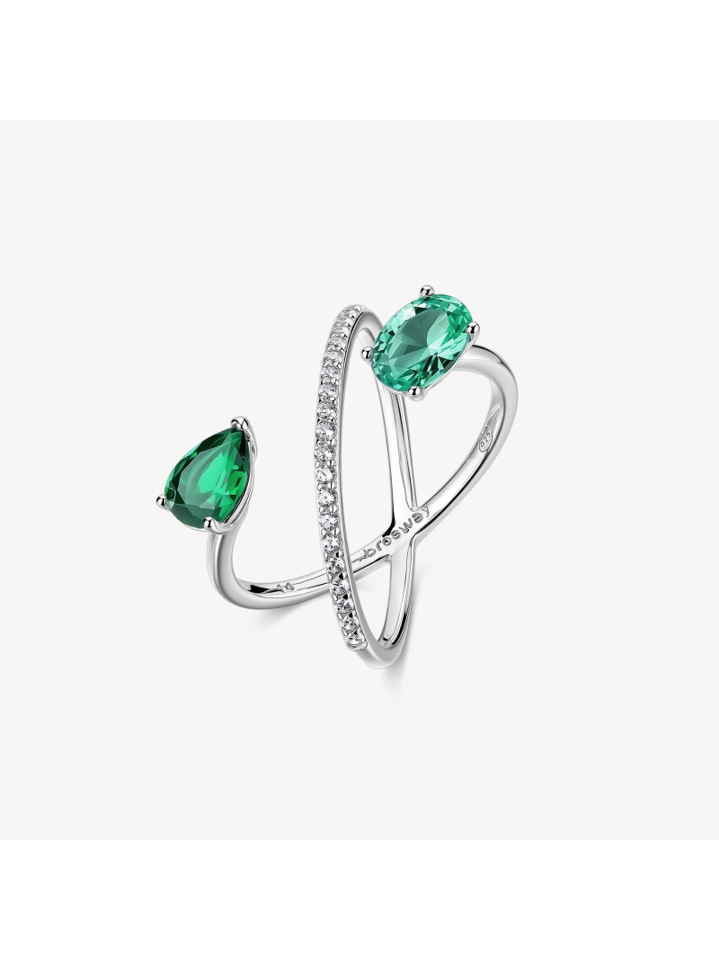Acquista ora anello incrocio di luce su elefantebianco.jewelry