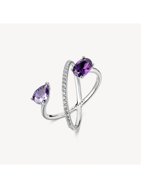 Acquista ora anello incrocio di luce su elefantebianco.jewelry 2