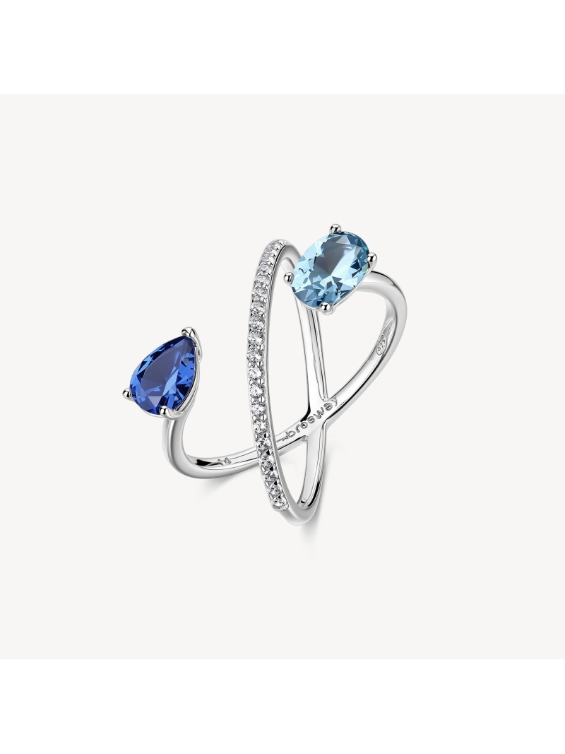 Acquista ora anello incrocio di luce su elefantebianco.jewelry