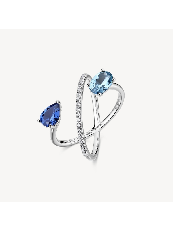 Acquista ora anello incrocio di luce su elefantebianco.jewelry