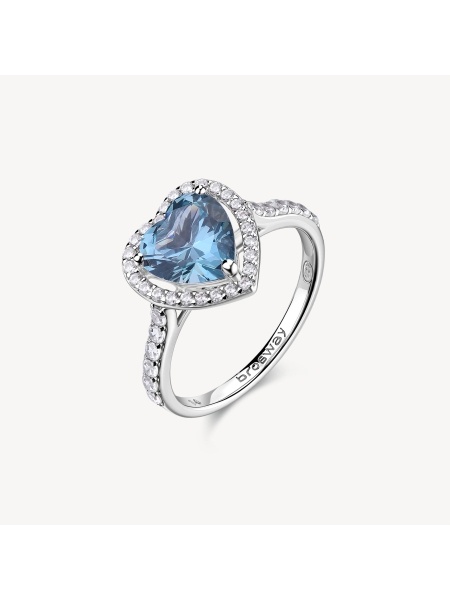 Acquista ora anello cuore zirconato su elefantebianco.jewelry