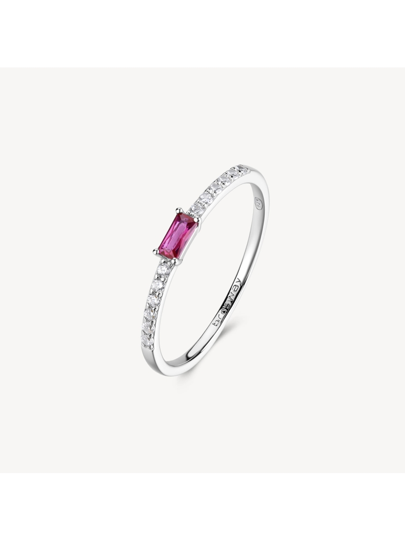 Acquista ora anello baguette centrale su elefantebianco.jewelry