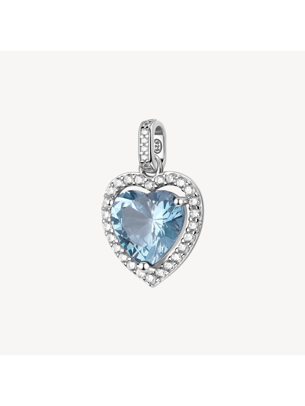 Acquista ora ciondolo cuore zirconato su elefantebianco.jewelry