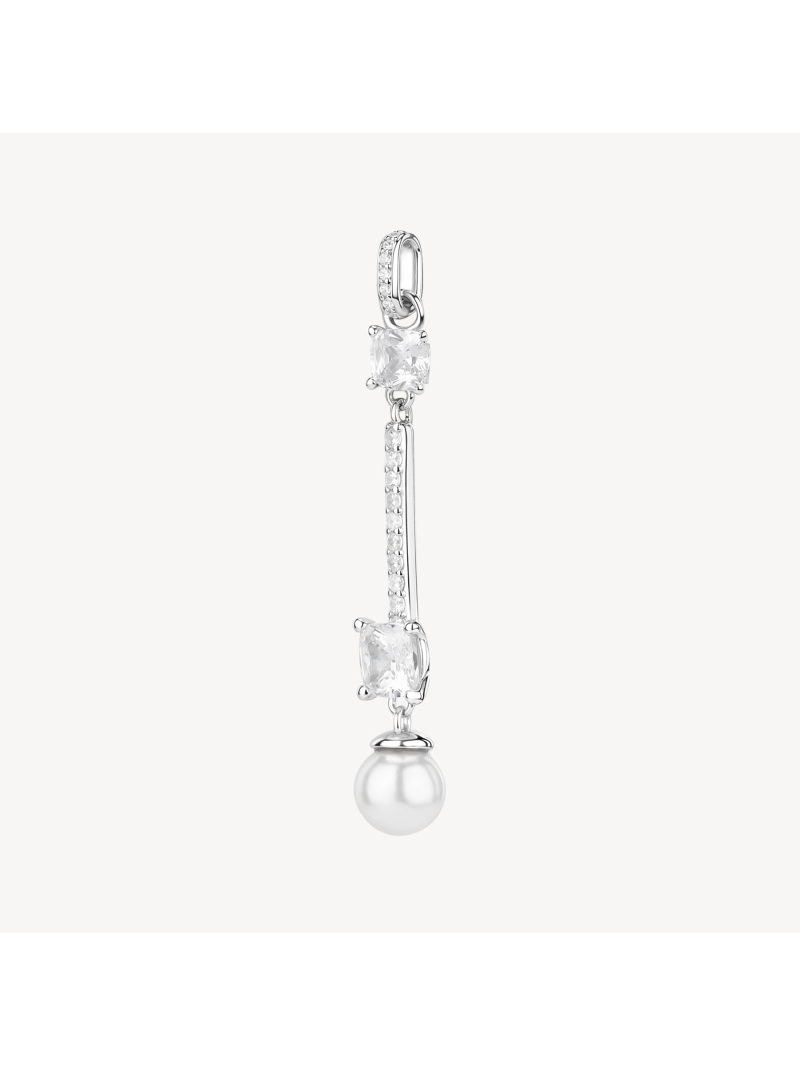 Acquista ora ciondolo perla con zirconi su elefantebianco.jewelry