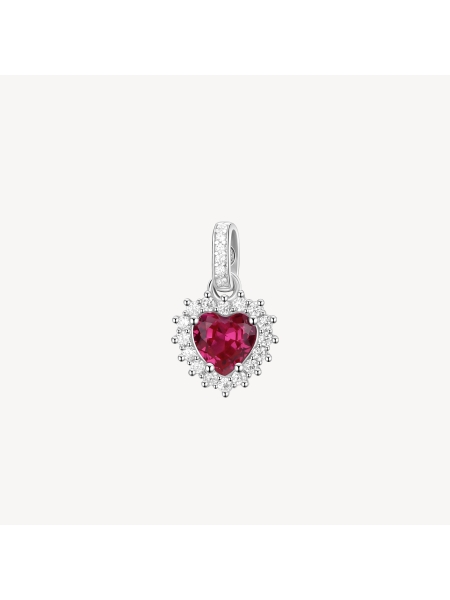 Acquista ora ciondolo cuore zirconato piccolo su elefantebianco.jewelry