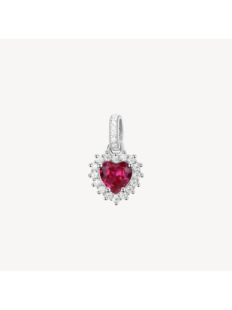 Acquista ora ciondolo cuore zirconato piccolo su elefantebianco.jewelry