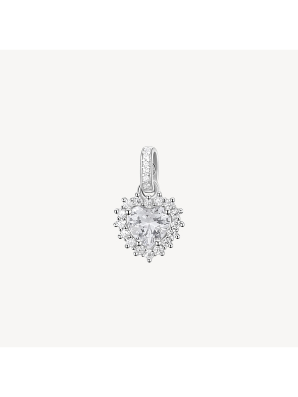 Acquista ora ciondolo cuore zirconato piccolo su elefantebianco.jewelry