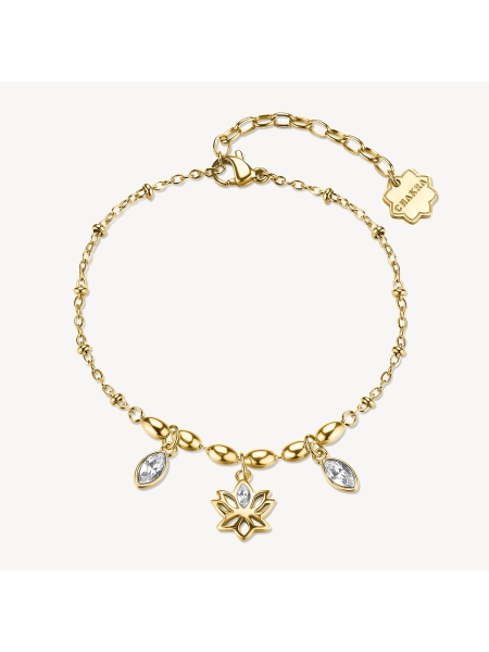Acquista ora bracciale fiore e zirconi su elefantebianco.jewelry 2