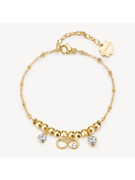 Acquista ora bracciale infinito e zirconi su elefantebianco.jewelry 2