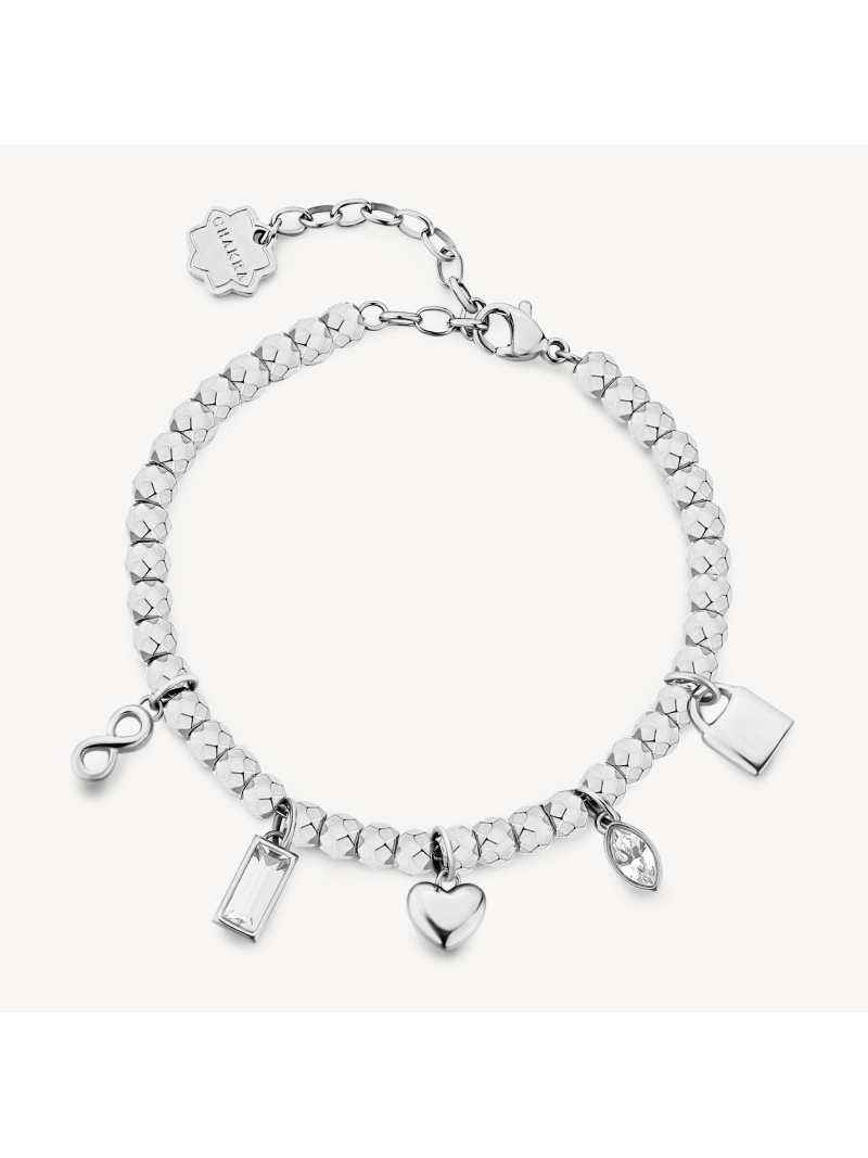 Acquista ora bracciale cuore lucchetto e infinito su elefantebianco.jewelry