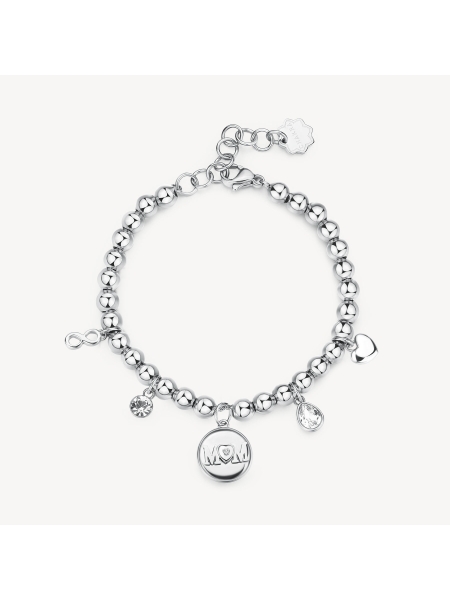 Acquista ora bracciale mom con cuore e infinito su elefantebianco.jewelry