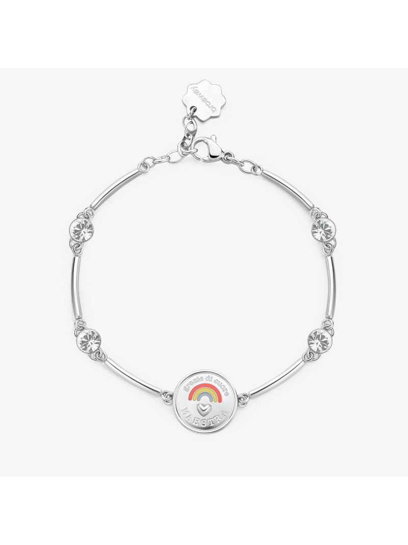 Acquista ora bracciale grazie di cuore maestra su elefantebianco.jewelry