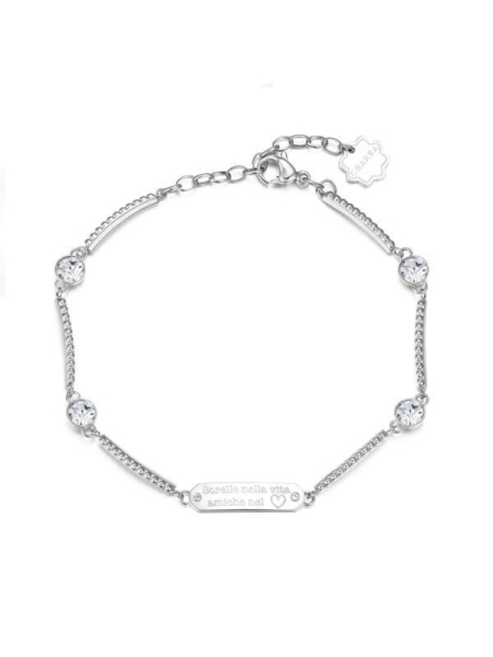 Acquista ora bracciale sorelle nella vita amiche nel cuore su elefantebianco.jewelry