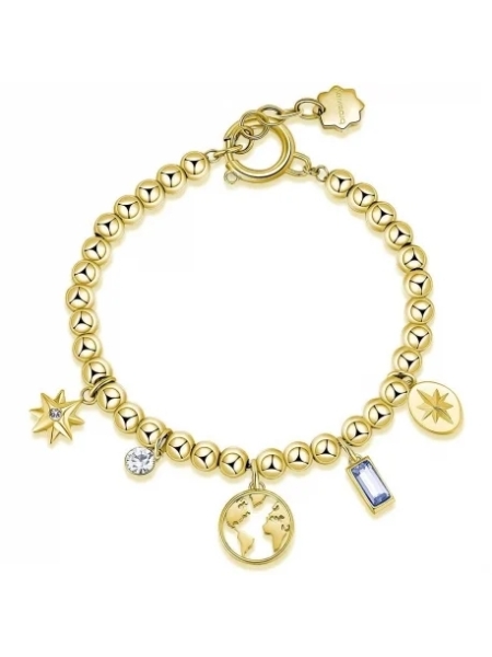 Acquista ora bracciale mappa stella polare e baguette su elefantebianco.jewelry