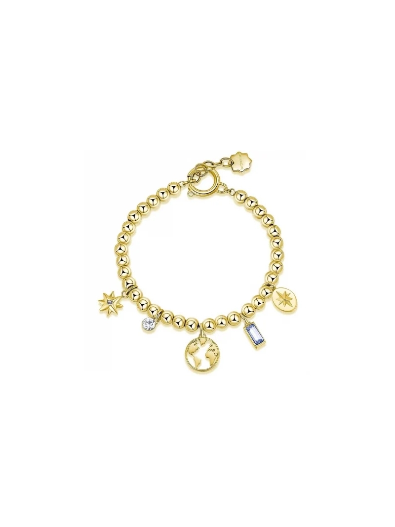 Acquista ora bracciale mappa stella polare e baguette su elefantebianco.jewelry