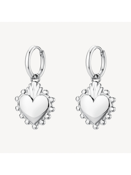 Acquista ora orecchini cuore sacro su elefantebianco.jewelry