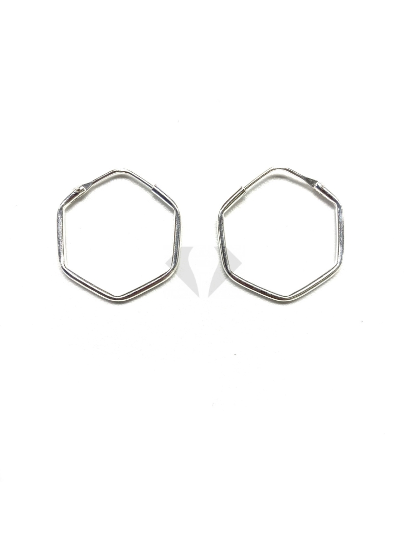 Acquista ora Orecchino esagonale su elefantebianco.jewelry