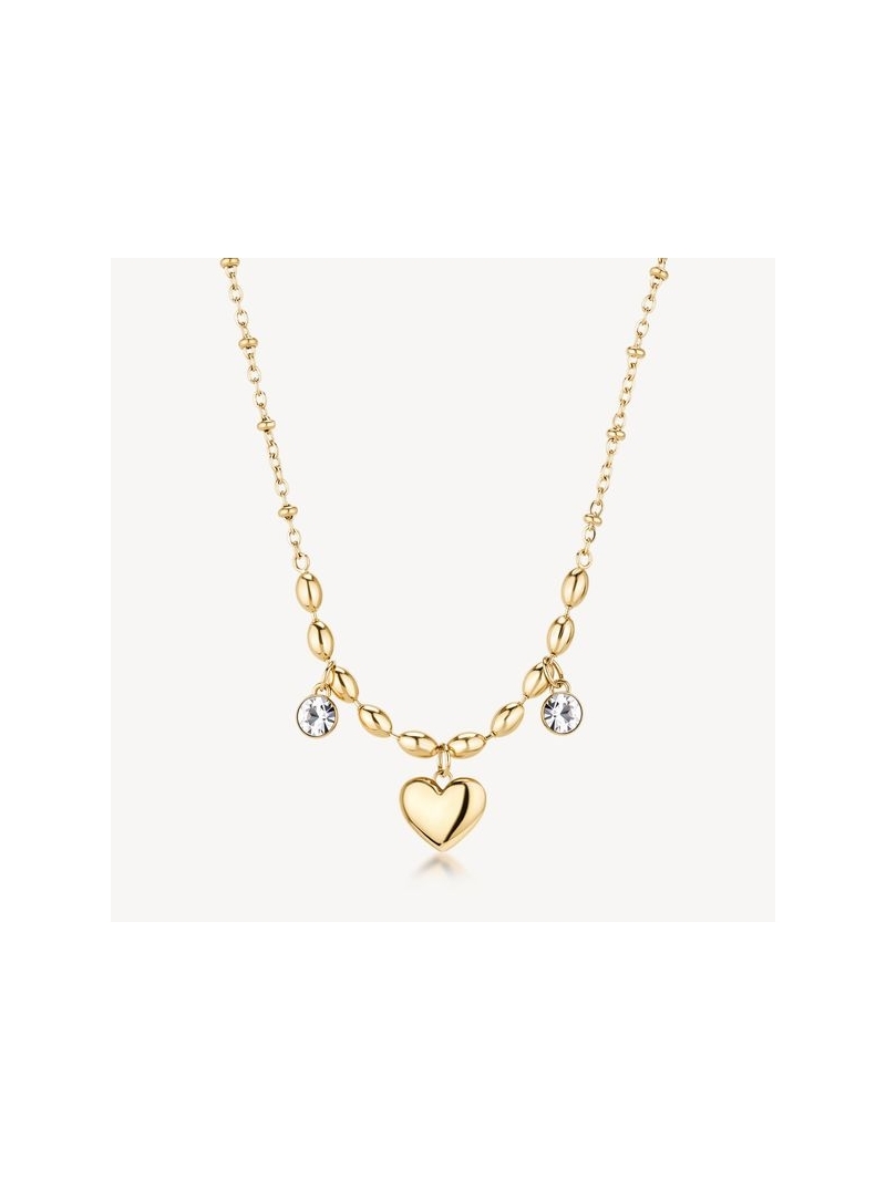 Acquista ora collana cuore e zirconi su elefantebianco.jewelry