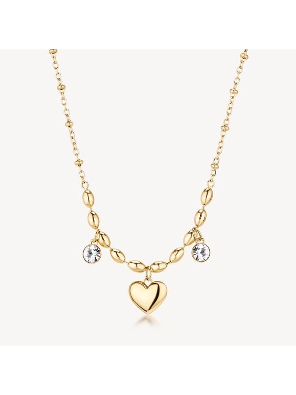 Acquista ora collana cuore e zirconi su elefantebianco.jewelry