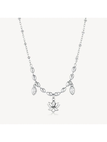 Acquista ora collana fiore su elefantebianco.jewelry