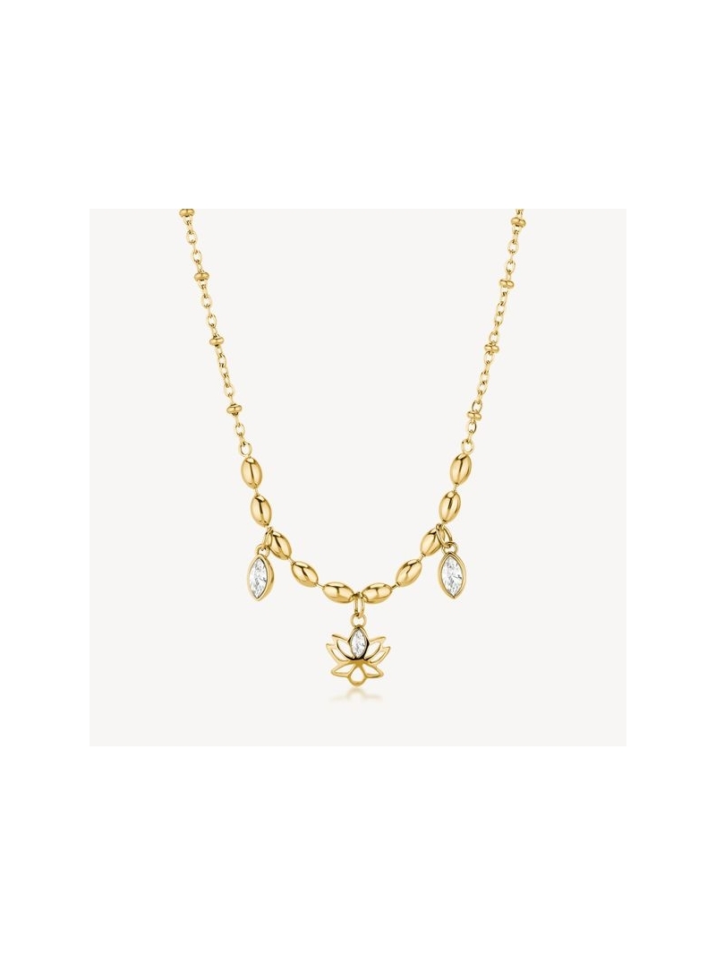 Acquista ora collana fiore su elefantebianco.jewelry
