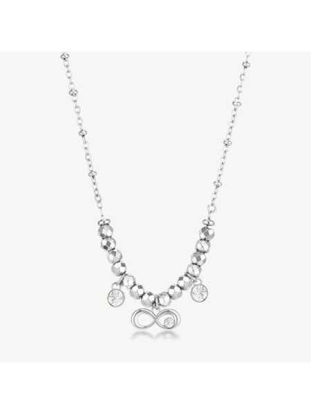 Acquista ora collana infinito con zirconi su elefantebianco.jewelry