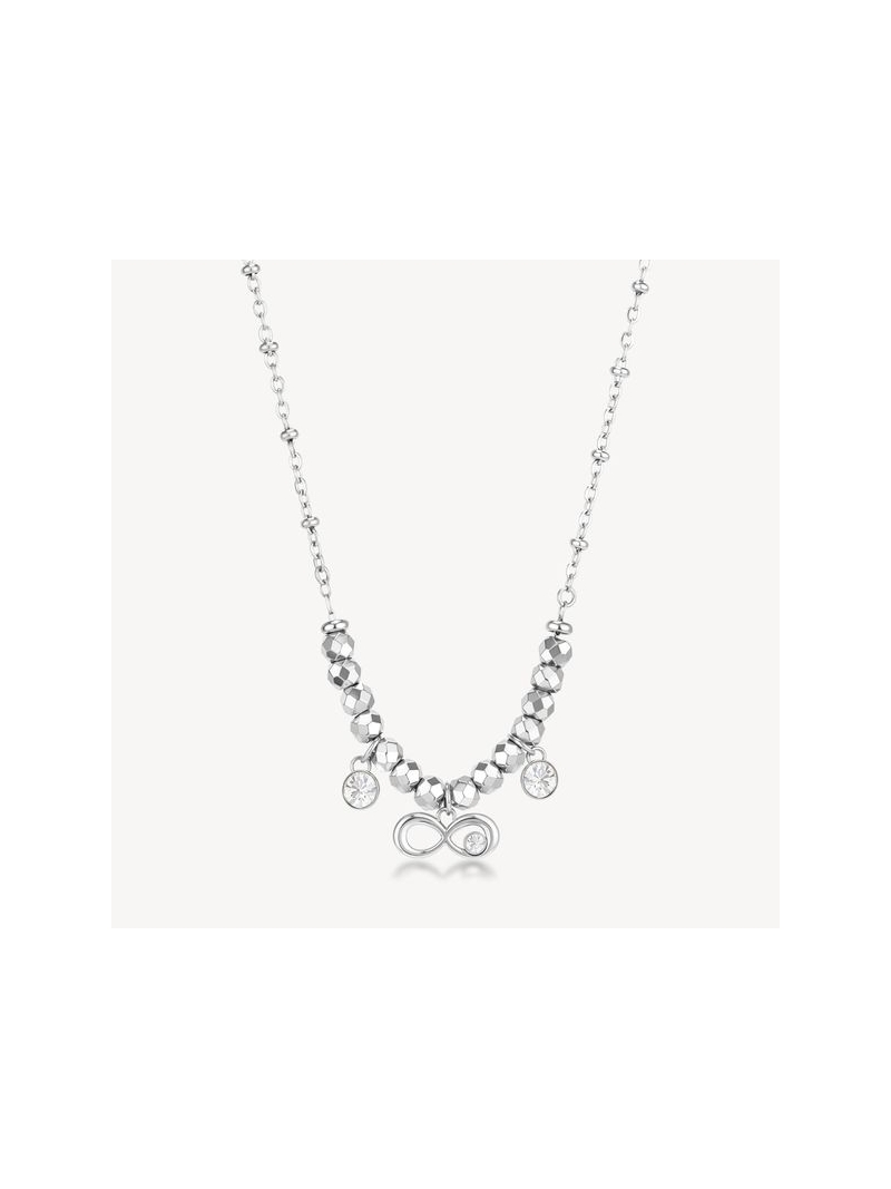 Acquista ora collana infinito con zirconi su elefantebianco.jewelry