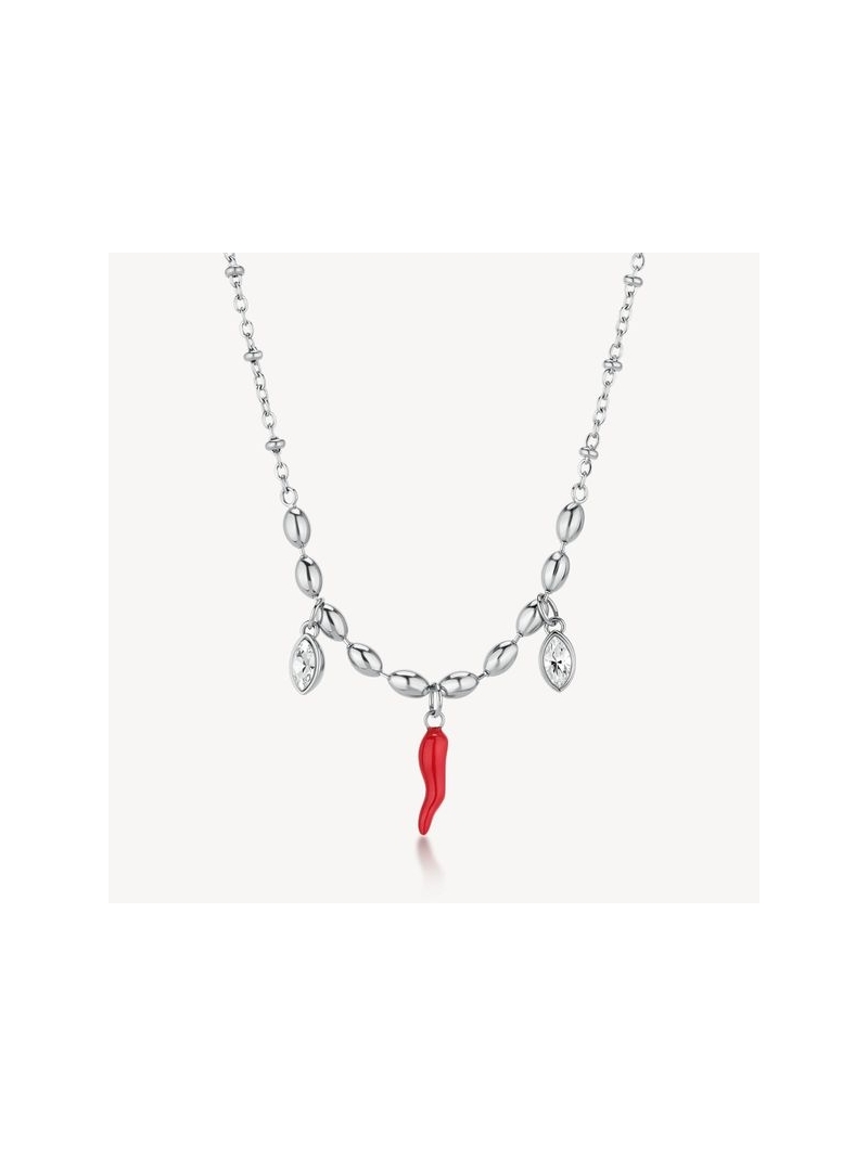 Acquista ora collana corno con zirconi su elefantebianco.jewelry