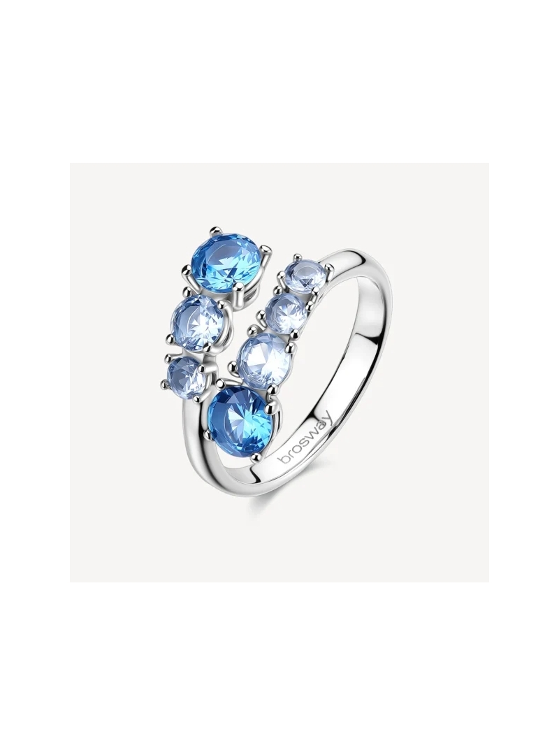 Acquista ora anello incrocio di zirconi su elefantebianco.jewelry