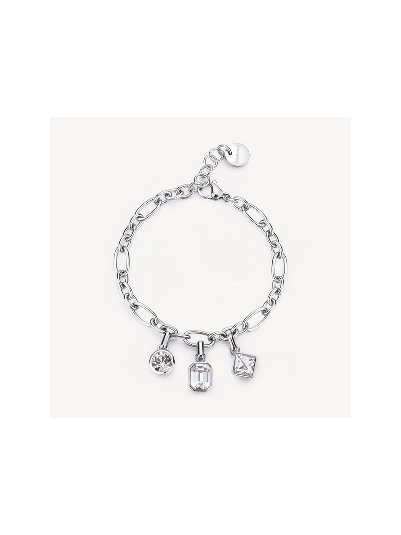 Acquista ora bracciale catena con punti luce geometrici su elefantebianco.jewelry