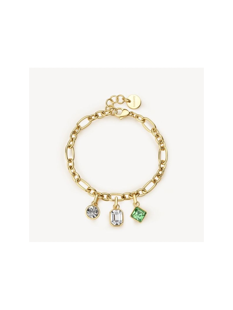 Acquista ora bracciale catena con punti luce geometrici su elefantebianco.jewelry