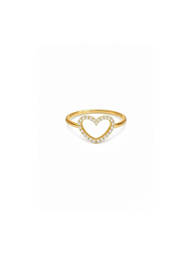 Acquista ora anello cuore zirconato oro 9kt su elefantebianco.jewelry