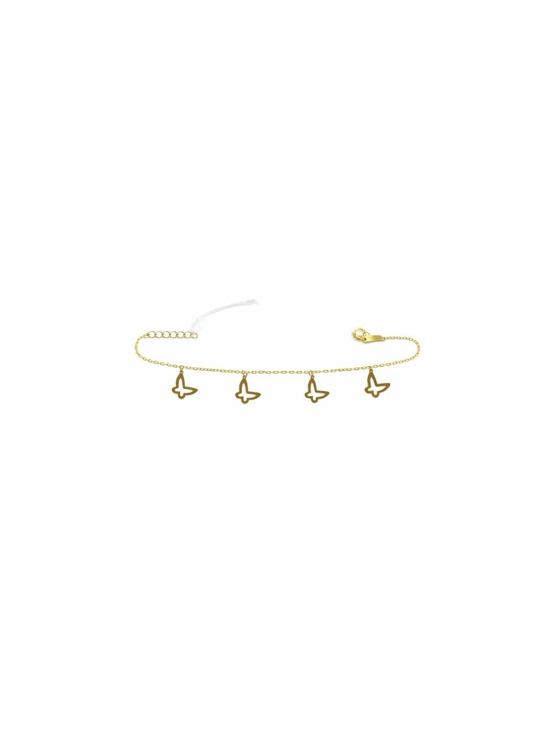 Acquista ora bracciale farfalle oro 9kt su elefantebianco.jewelry