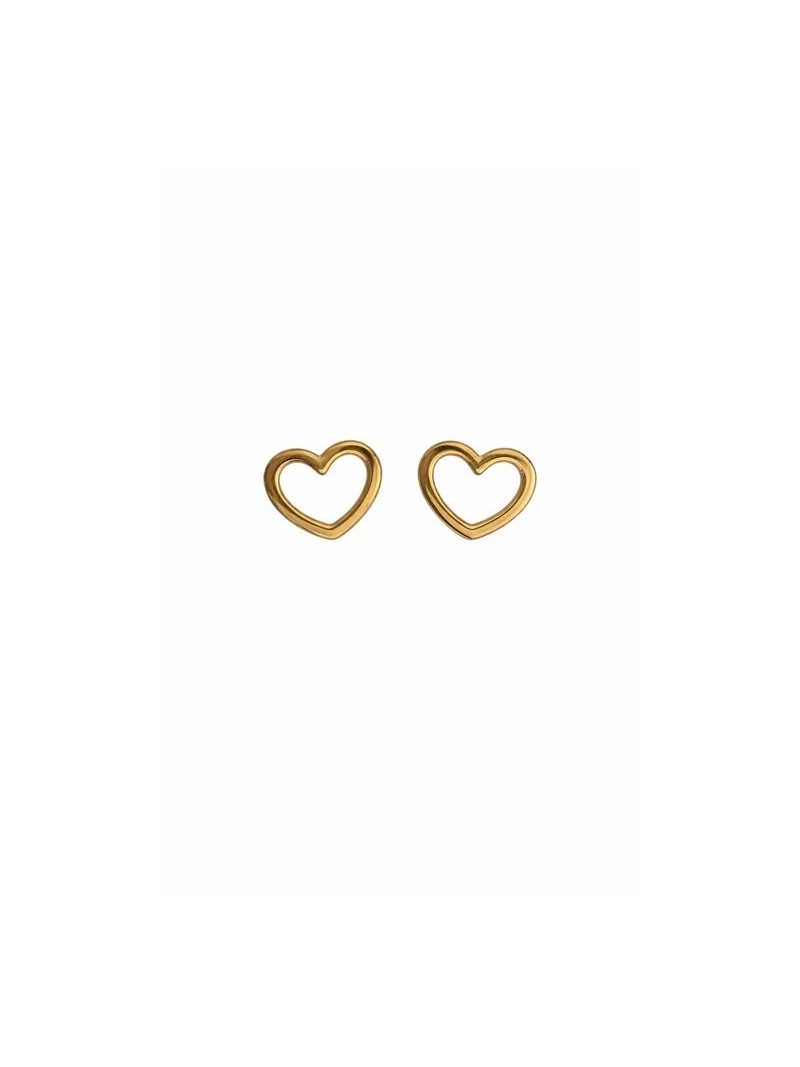 Acquista ora orecchini cuore vuoto oro 9kt su elefantebianco.jewelry