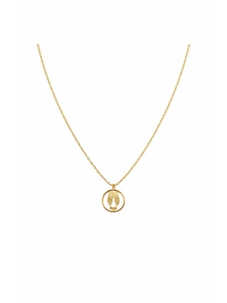 Acquista ora collana gufo oro 9kt su elefantebianco.jewelry