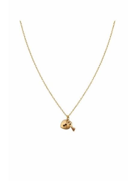 Acquista ora collana cuore e chiave oro 9kt su elefantebianco.jewelry