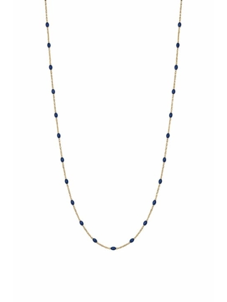 Acquista ora collana pallini blu girocollo oro 9kt su elefantebianco.jewelry