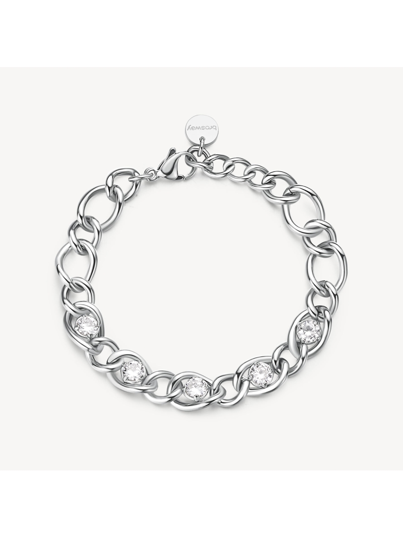 Acquista ora bracciale catena e zirconi su elefantebianco.jewelry
